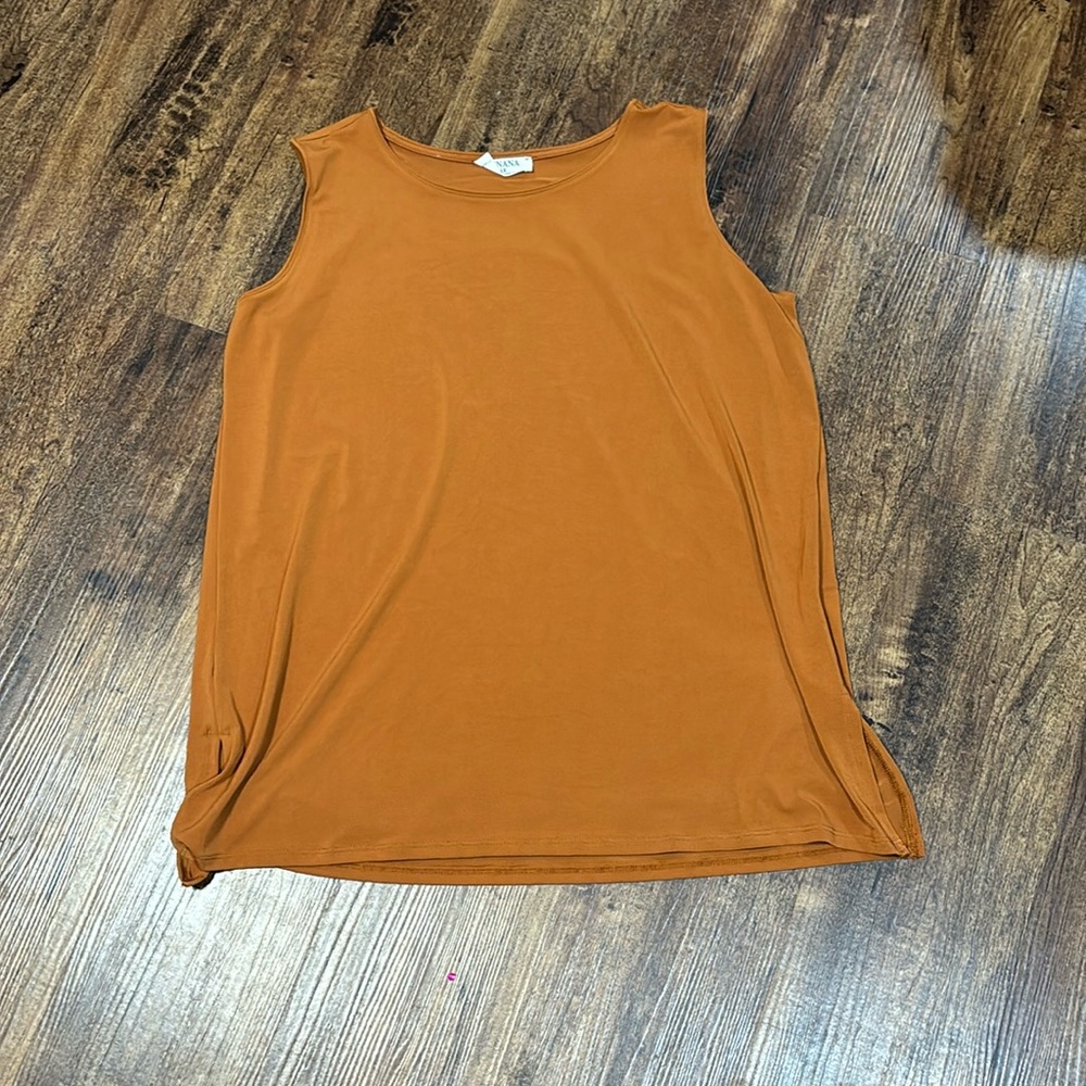 Zenana tank dress shirt 1x